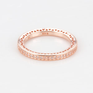 Ring - Delilah - Rose gold plated 925 silver